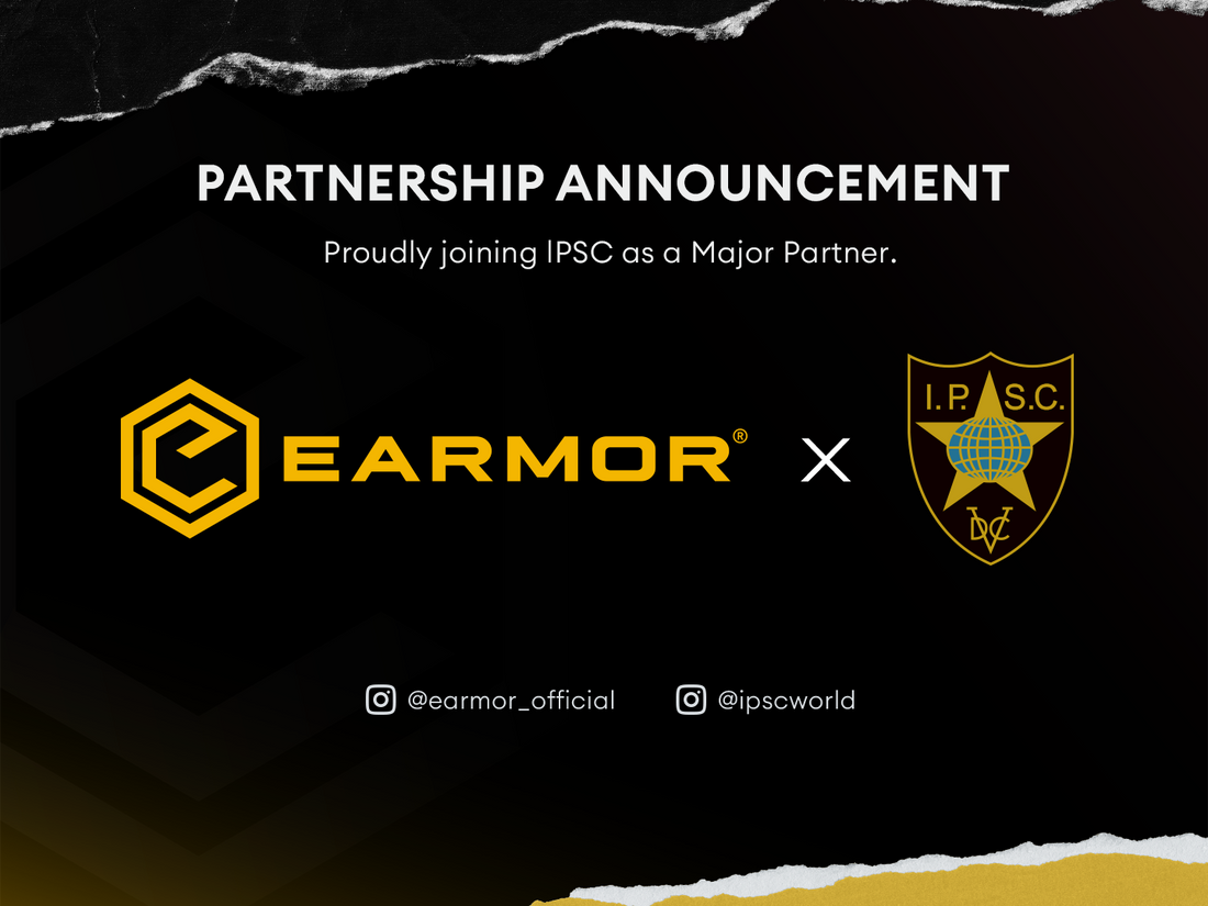 EARMOR Becomes Official IPSC Major Partner in Headsets & Hearing Protection