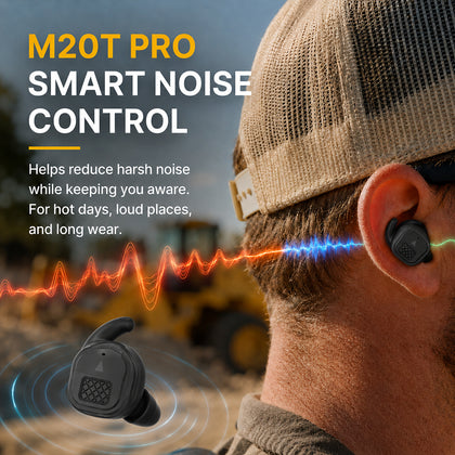 EARMOR M20T PRO Electronic Earplugs - Ear Protection for Hunting