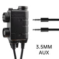 M56 DualCom Aviation Connector PTT for 2x Kenwood Raidos Applications
