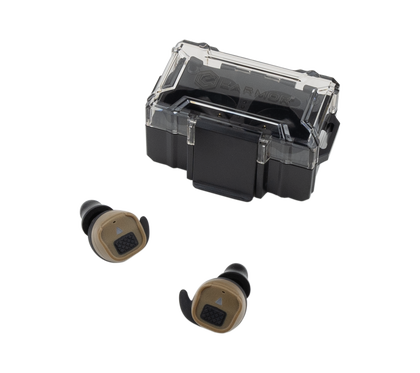 EARMOR M20T PRO Electronic Earplugs - Professional Hearing Protection for Tactical Shooting