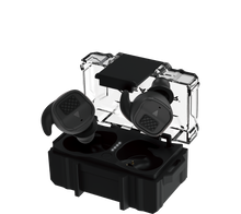 EARMOR M20T PRO black electronic hearing protection earbuds with charging case