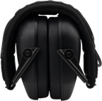 EARMOR M300A Tactical Black earmuffs shown from multiple angles.