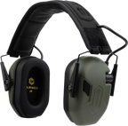 EARMOR M300A electronic hearing protection earmuffs in Foliage Green.