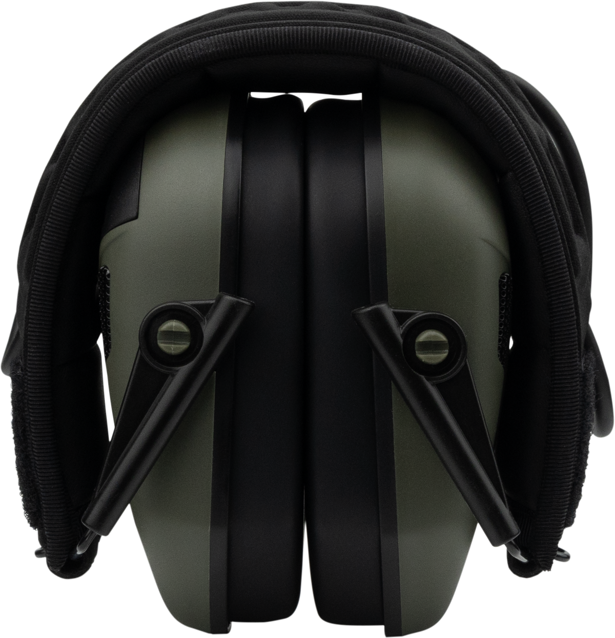 EARMOR M300A Foliage Green earmuffs shown from multiple angles.