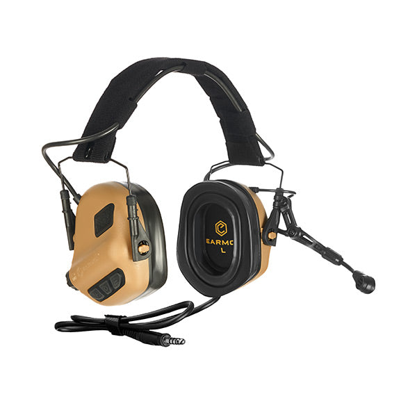 EARMOR EARMOR M32 PLUS Tactical Communication Headset | NRR 22dB & EMI Shielding (NATO Plug) - Professional Tactical Hearing Protection and Communication Gear