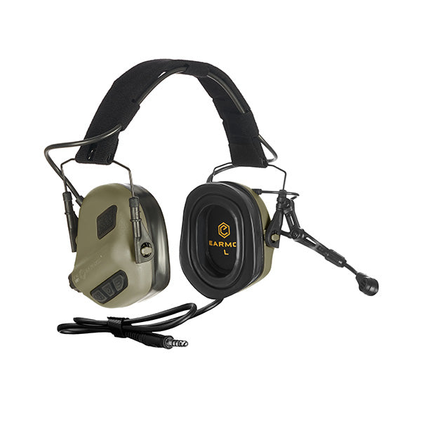 EARMOR EARMOR M32 PLUS Tactical Communication Headset | NRR 22dB & EMI Shielding (NATO Plug) - Professional Tactical Hearing Protection and Communication Gear