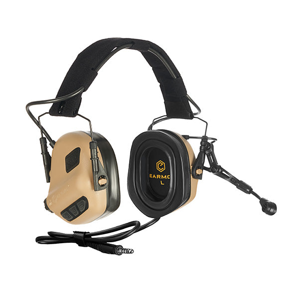 EARMOR EARMOR M32 PLUS Tactical Communication Headset | NRR 22dB & EMI Shielding (NATO Plug) - Professional Tactical Hearing Protection and Communication Gear