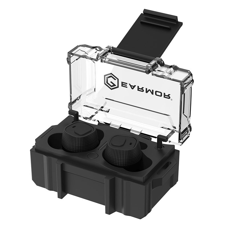 Earmor EARMOR M20 Electronic Shooting Earplugs – Rechargeable In-Ear Hearing Protection - Tactical Communication & Hearing Protection