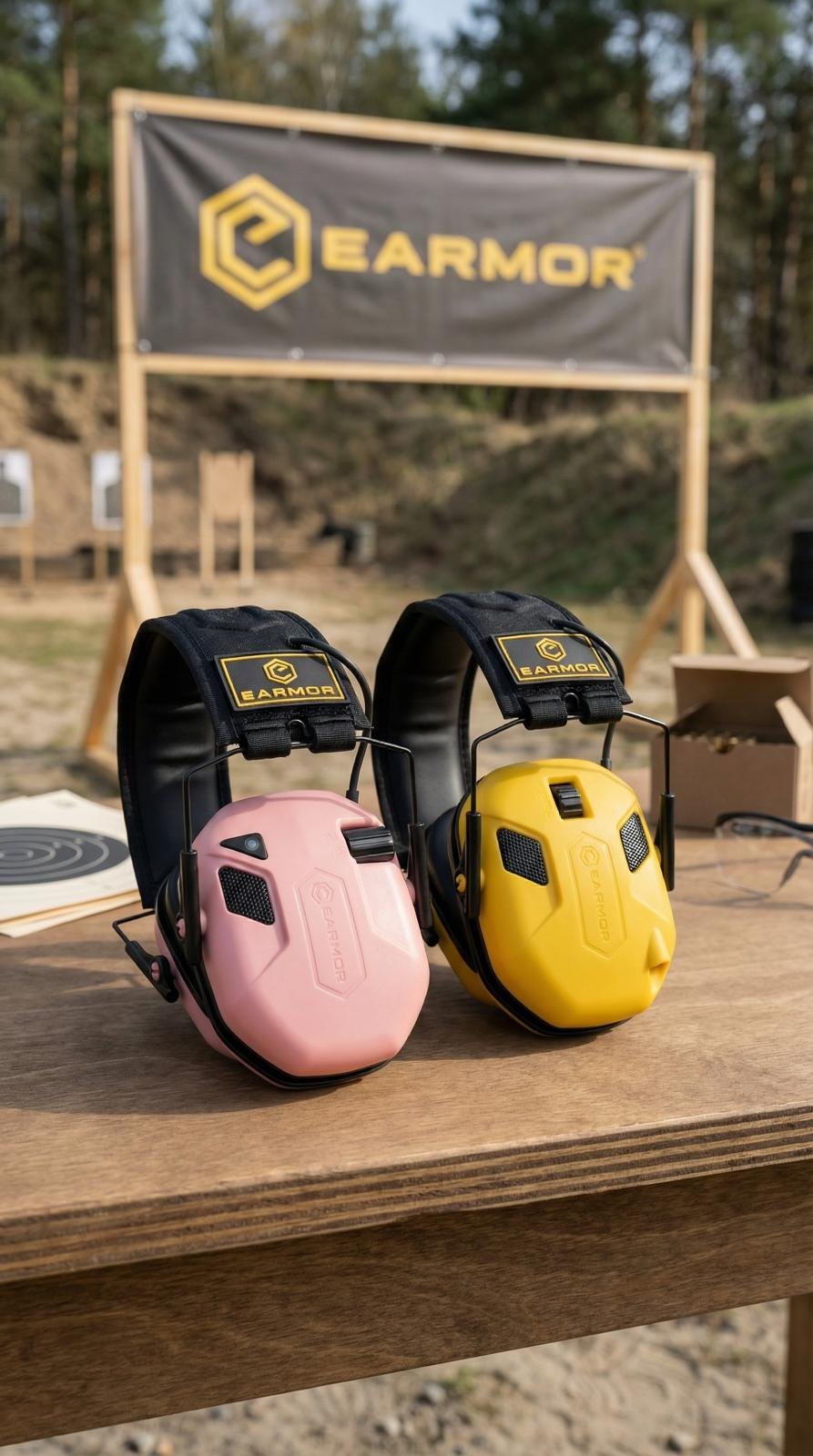 EARMOR EARMOR M300T Dual Pack Bundle – IPSC Edition - Professional Tactical Hearing Protection and Communication Gear
