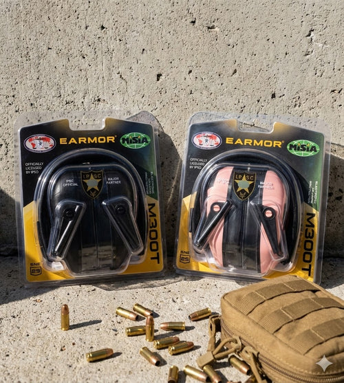 EARMOR EARMOR M300T Dual Pack Bundle – IPSC Edition - Professional Tactical Hearing Protection and Communication Gear