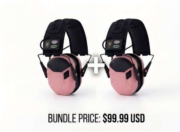 EARMOR EARMOR M300T Dual Pack Bundle – IPSC Edition - Professional Tactical Hearing Protection and Communication Gear